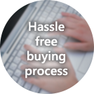 Hassle free buying process